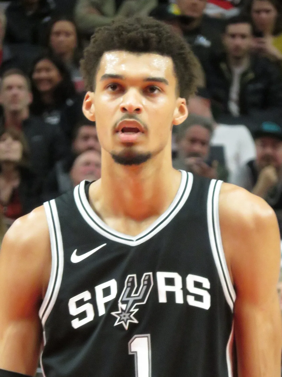 Victor Wembanyama playing for the San Antonio Spurs, the projected Western Conference leader